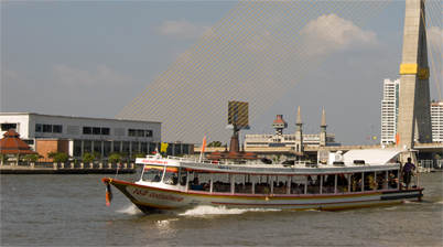 Varende Chao Phraya River express boot