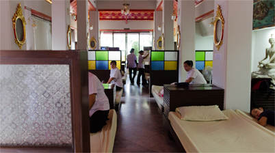 Binnenzijde massage paviljoen, Wat Po