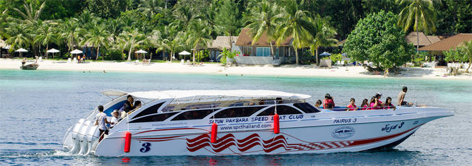 Eilandhoppen Thailand Satun Pakbara Speed Boat Club Andaman Zee