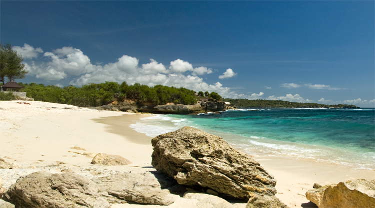 Dream Beach op Nusa Lembongan