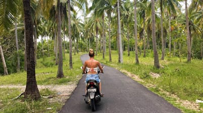 Nusa Lembongan verkennen op de scooter