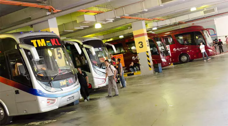 Busstations Kuala Lumpur TBS en Peleliking Bus Terminal