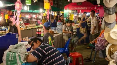 Night bazaar Chiang Mai Thailand